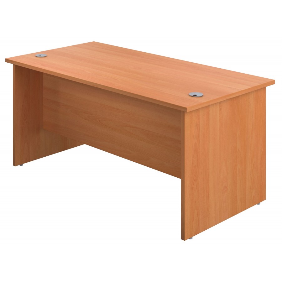 Olton Panel End 800mm Deep Straight Office Desk